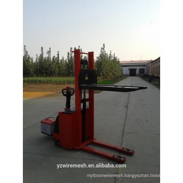 Full electric pallet stacker in forklift manufacturer